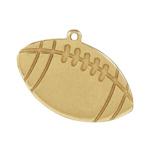 Gold Football Charm